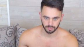 Sexy and Beautiful European Man Takes Off His Shirt