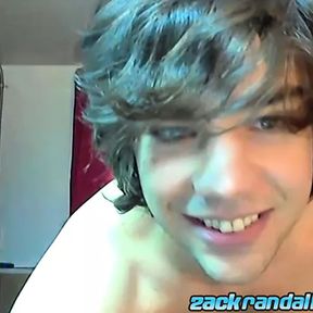 Naughty jock Zack Randall sucks his own cock and jerks off