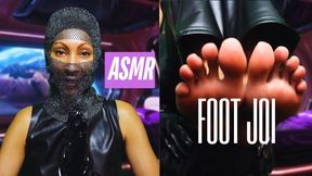 Latex JOI Femdom Obedience – Domina in Sci‑Fi Leather and Gloves