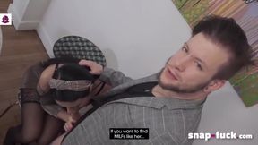 Ania Kinski's French MILF lover can't resist her romantic charms