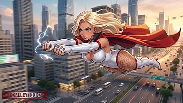 AI GENERATED SUPERHERO MOLLY POWERS SECRET FREAK IN THE SHEETS