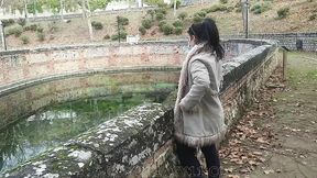 Wild hiker urges me to fuck her deep in the woods