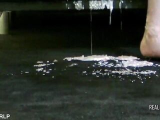 Real Life Porno 82: Novella Night - Anal drilling and Milk Christmas Hard Sex.