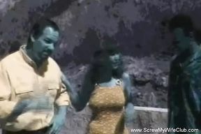 Backyard Sex Fantasy Play For Swinger Wifey Moment