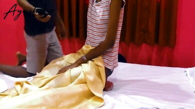 Sri Lankan student lovers share a passionate bedroom encounter
