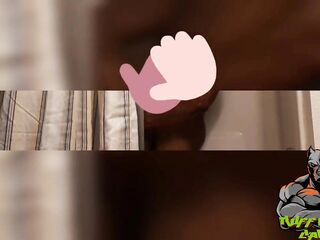Large Butt Black Older mother I'd like to fuck Shower Sex
