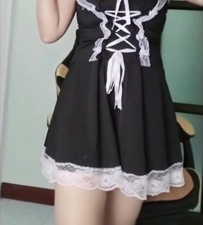 Thai Housewife with Her Ass Plugged Real Thai Solo
