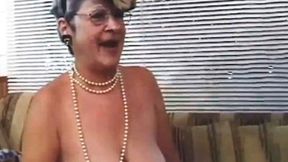 Granny Loves Hardcore Bang on Her Hairy Patch
