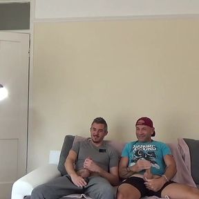 Shemale fucked by 2 straight boys