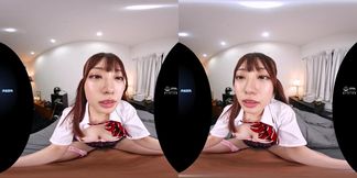 Nipponese horny bimbo VR hardcore clip