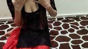 Indian Girlfriend Seducing Boyfriend to Fuck Her, Teenage GF Sneaks Her Boyfriend Into Her Room to Fuck, Hard Sex, Saara