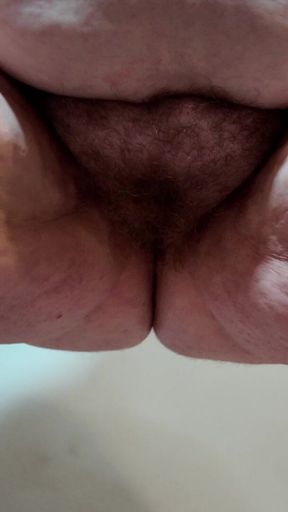 Sexy Belly Nude BBW Poses and Rides in Heels