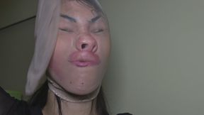 Deformed entire beautiful face