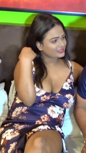 Key moment from &quot;Two girls and a boy, &quot;Do Ladki ek Ladka&quot; First Part.&quot;