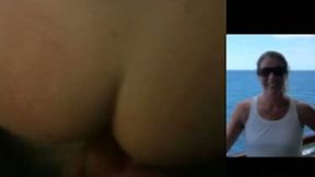 Pounding my white married girlfriend in doggy style