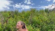 229 Secret Dunes Blowjob — Flowers and Butterflies and a Massive Facial Asian MILF Real Couple