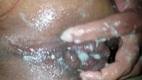 Fist gaps roses creamy tasty anal