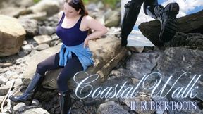 Coastal Walk In Rubber Boots