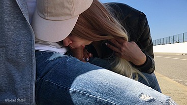 Girl Was Surprised To See Guy Jerking Off Dick In The Park 4K