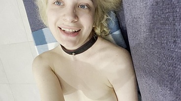 Solo girl cute and sensual self fuck with different toys.