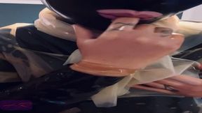 Transparent latex