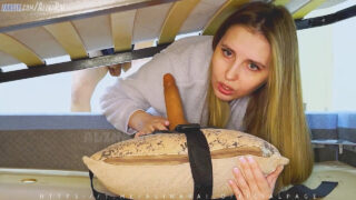 Taboo homemade blowjob and anal creampie for busty Russian MILF