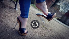 high heel clogs - spring walk in the park