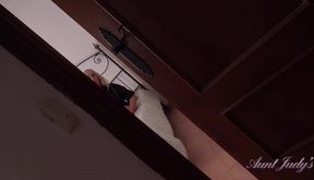 Busty Mature Stepmom Catches You Watching Her (POV)