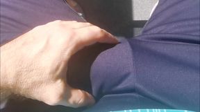 BIG BULGE TRAVELING BY BUS