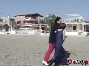 Hot Turkish husband fucks his wife hard on first night in their new holiday home