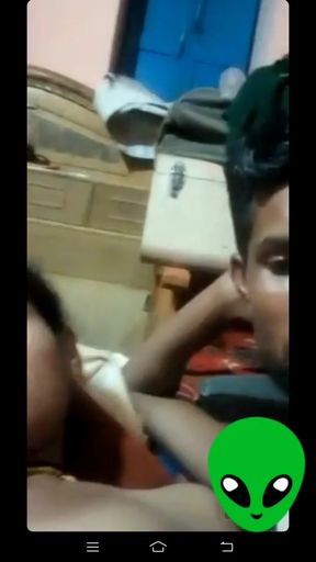 Deshi village bhabhi video call   Clip 1