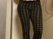 Pt 1 MILF Strip Tease - Stripping out of work clothes to jump in the shower and wash my creamy pussy