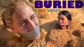 Beach Buried Beauties (DOUBLE VOLUME) (mp4)