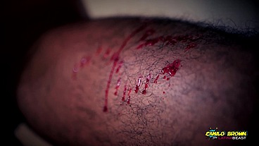 Horror Porn Candle Wax Ritual Summon A Sex Demon And Loud Cumshot Halloween