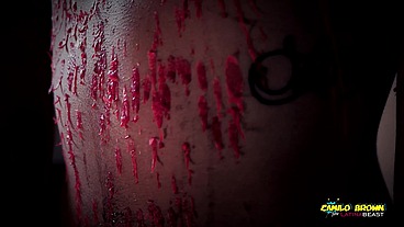Horror Porn Candle Wax Ritual Summon A Sex Demon And Loud Cumshot Halloween