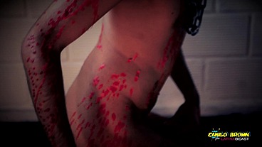 Horror Porn Candle Wax Ritual Summon A Sex Demon And Loud Cumshot Halloween
