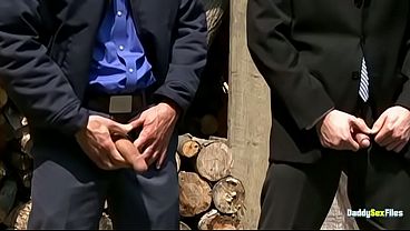 DaddySexFiles: DILFs David Anthony And Troy Daniels Hardcore Outdoor Ass Pounding