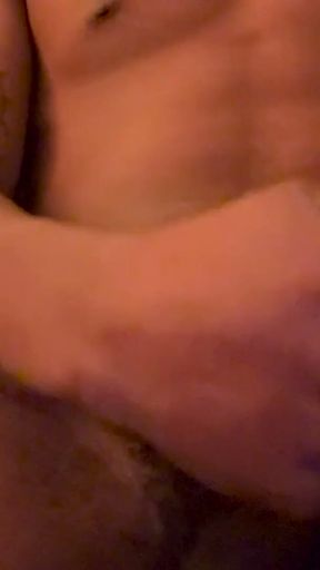jerking my bbc while watching porn   Clip 1