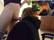 Heather Kane Edges Him so Hard he Cums All Over the Room!