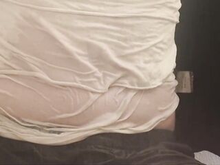 playing with my tits in the shower - watch-throughout white shirt