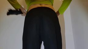 Spanking My Butt with a Spank Paddle
