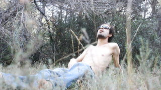 Stunning dude hunts and drinks a fairy