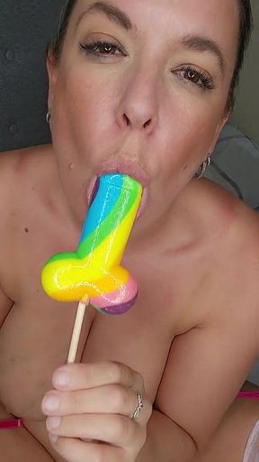 Maisie Lewis and Her Cock Lolly.mp4