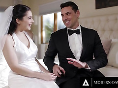 Groomsman Anal Fucks Buddy's Wife Valentina Nappi in Wedding Bed