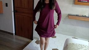 This young woman looks innocent but she's very horny in bed!