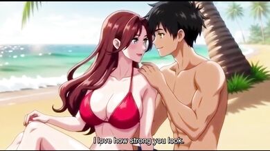 Stranger picked up on public beach then fucked raw in public hentai