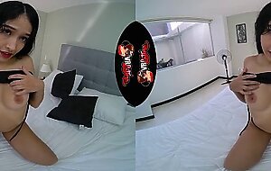 VRLatina - Petite Latina Pussy Stretched 1st Porn Scene VR
