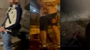 homemade compilation of amateur boys caught peeing in the street
