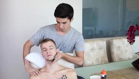 GayRoom - Mike Chambers as well as shaven Calvin Cuffs pummeling