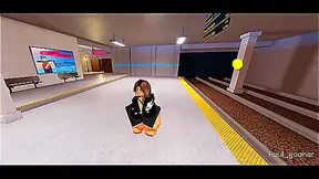 Roblox Player Dominated by Three Noobs in Steamy Hentai Encounter